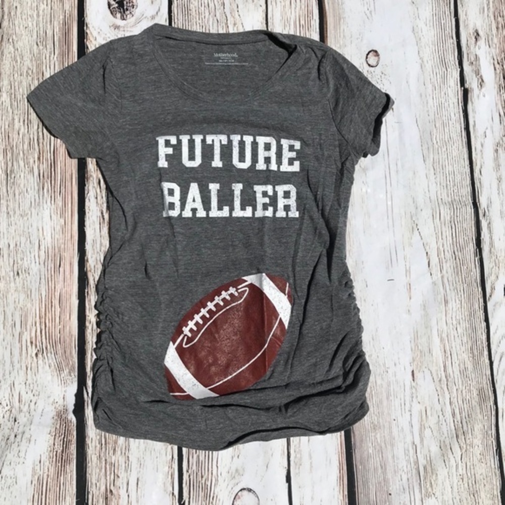 Future Baller Short Sleeve Maternity Shirt XS